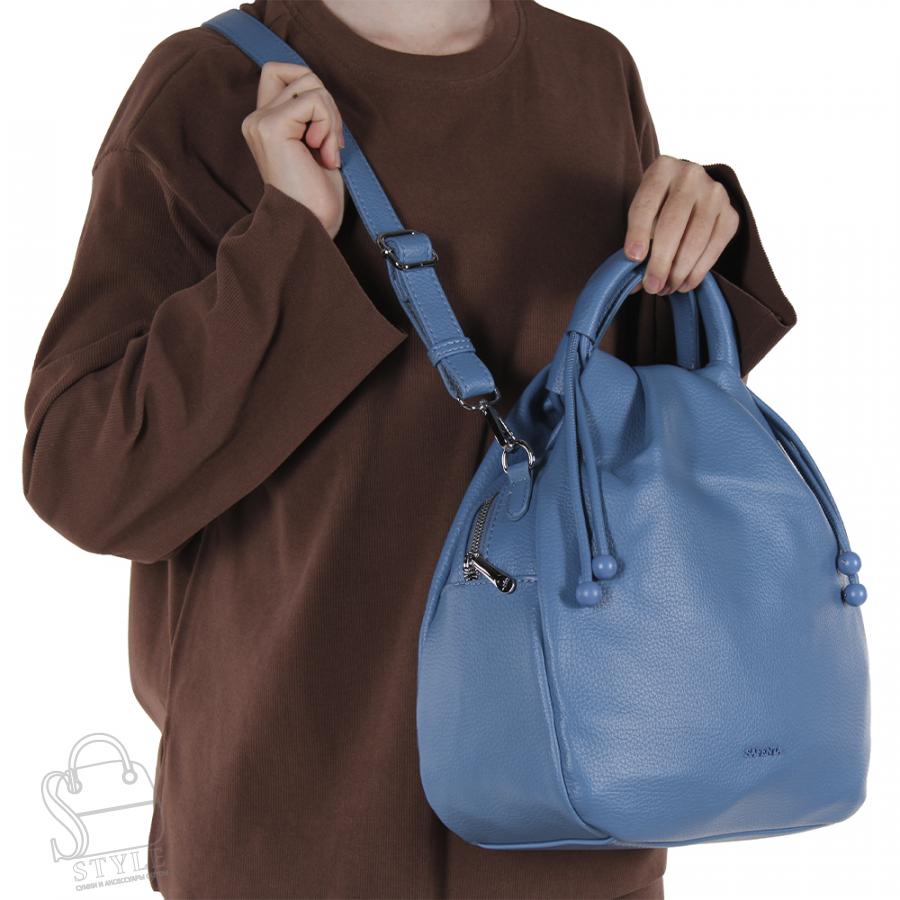 Рюкзак женский 69091-3 blue Velina Fabbiano-Safenta/30 в Нижнем Новгороде