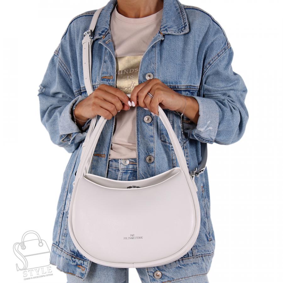 Сумка 1929Y white Polina&Eiterou