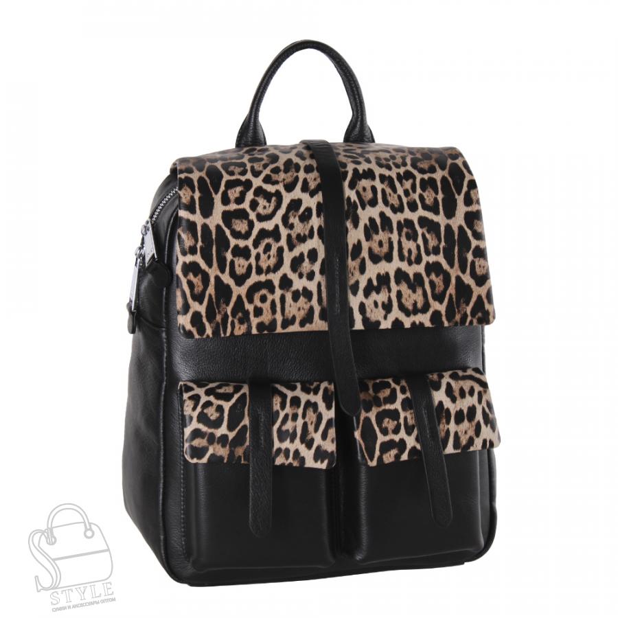 Рюкзак женский кожаный 18297-2 black Polina&Eiterou  в Нижнем Новгороде
