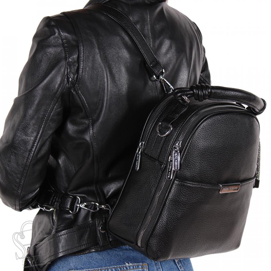 Рюкзак женский 670012-3 black Velina Fabbiano/30 в Нижнем Новгороде