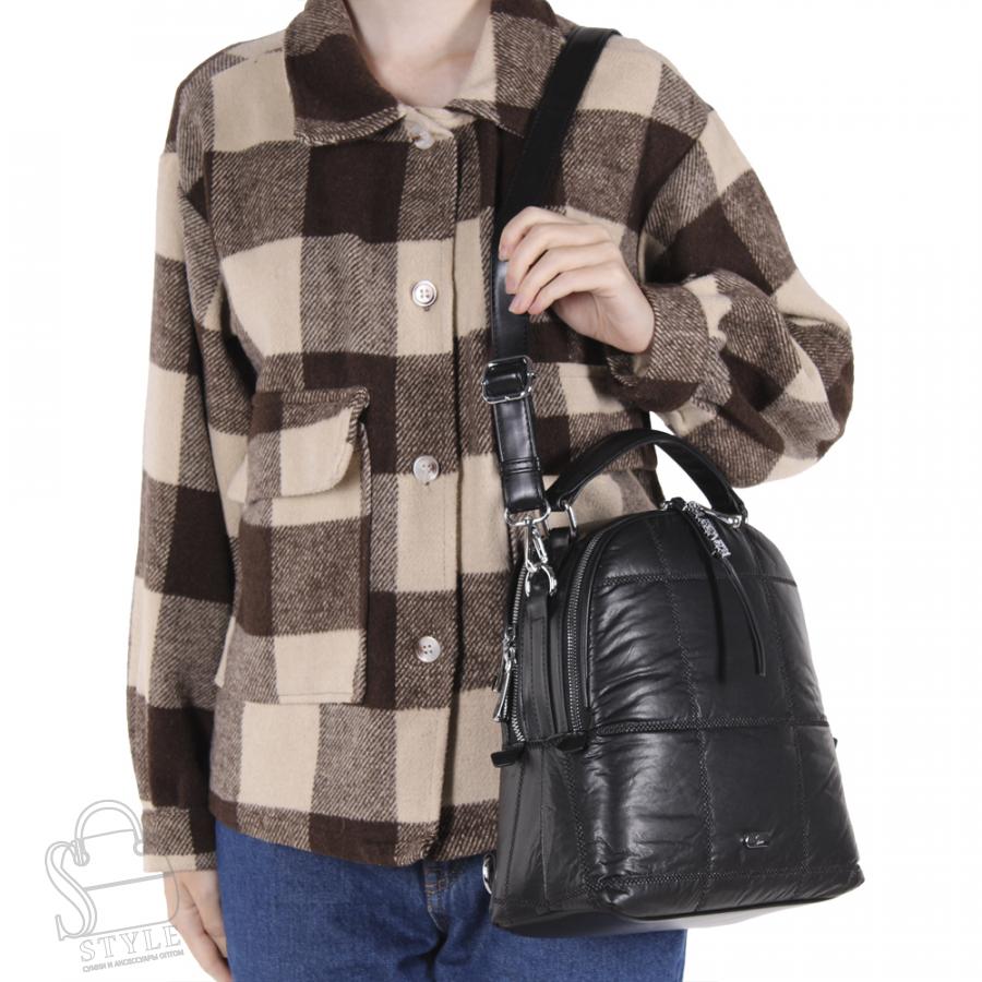 Рюкзак женский 670122 black Velina Fabbiano - Safenta в Нижнем Новгороде