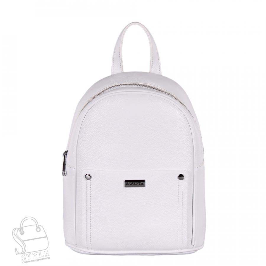 Рюкзак женский кожаный 99470 white Velina Fabbiano-Safenta/30