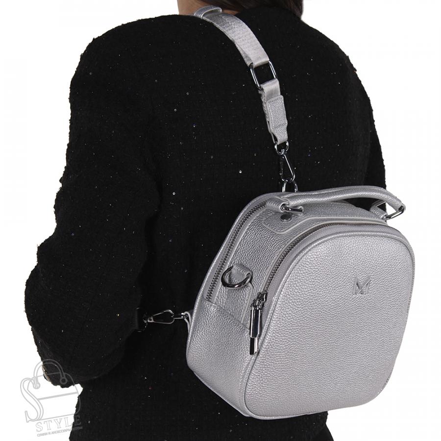 Рюкзак женский 8166CD silver Alex&Mia в Нижнем Новгороде