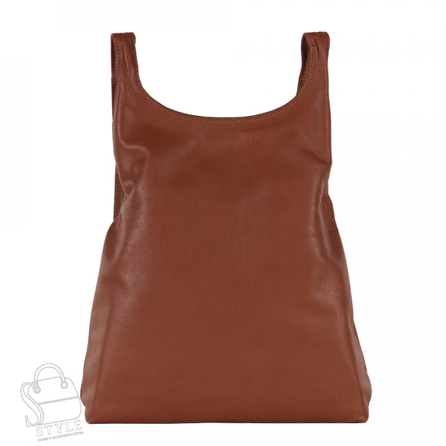 Рюкзак женский кожаный 9021VG brown Vitelli Grassi в Нижнем Новгороде