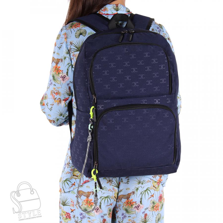 Рюкзак женский текстильный 491PW d.blue Sikale  в Нижнем Новгороде