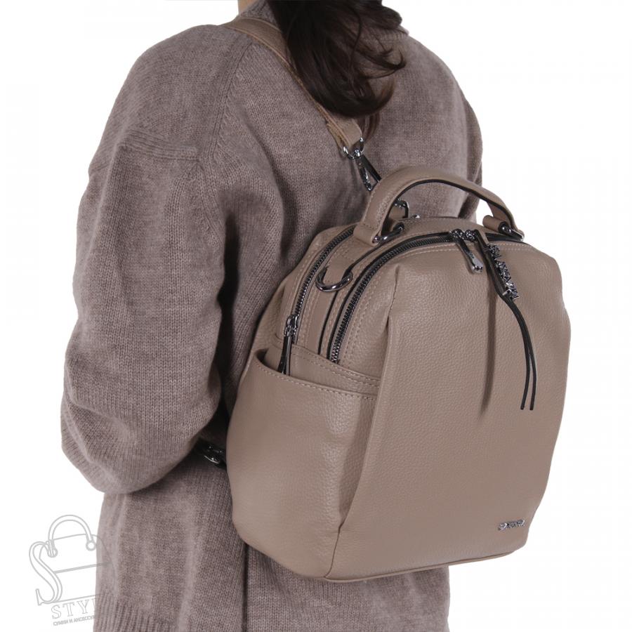 Рюкзак женский 69013-23 beige Velina Fabbiano - Safenta в Нижнем Новгороде