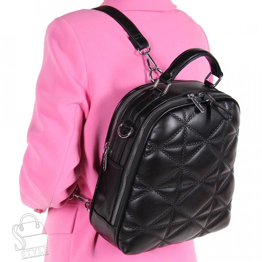 Рюкзак женский 575338-3 black Velina Fabbiano/50  в Нижнем Новгороде