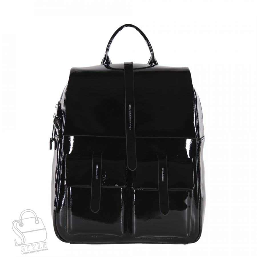 Рюкзак женский кожаный 18297-8 black Polina&Eiterou  в Нижнем Новгороде