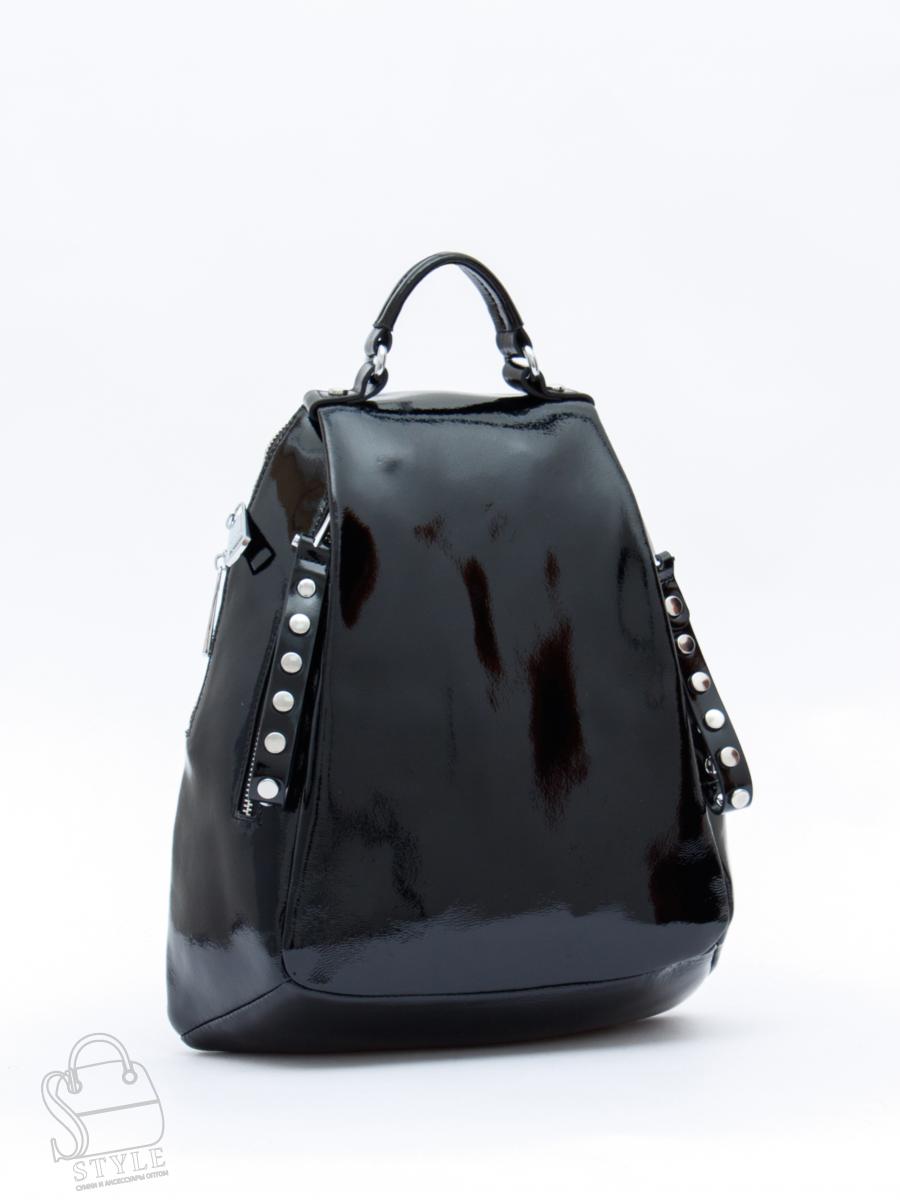 Рюкзак женский кожаный 19001-8 black Polina&Eiterou  в Нижнем Новгороде