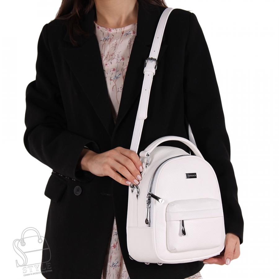 Рюкзак женский 69152 white Velina Fabbiano-Safenta/20 в Нижнем Новгороде