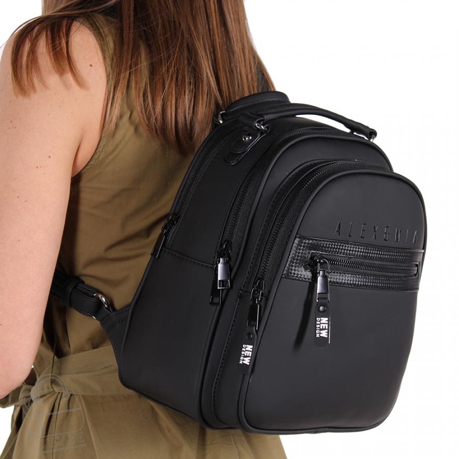 Рюкзак женский 8873CD black Alex&Mia/30