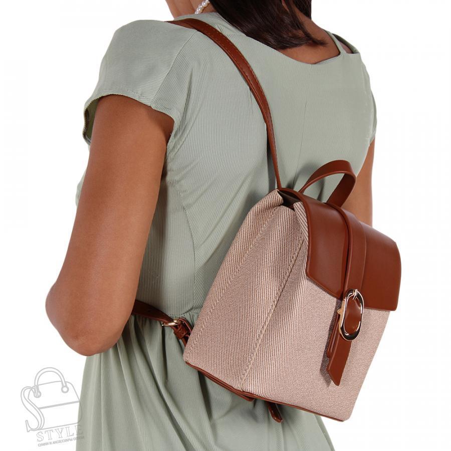 Рюкзак женский 012311030 off white Bagco/30 в Нижнем Новгороде