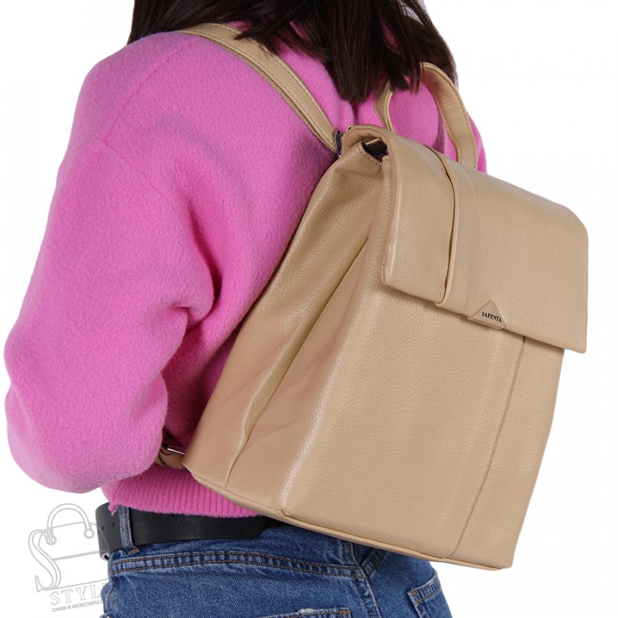 Рюкзак женский 575679 yellow Velina Fabbiano-Safenta/30 в Нижнем Новгороде