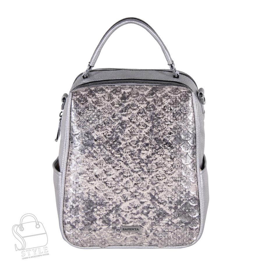 Рюкзак женский 69088-2 silver Velina Fabbiano-Safenta/50 в Нижнем Новгороде