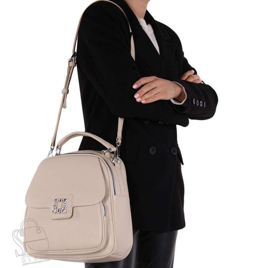 Рюкзак женский 69142 beige Velina Fabbiano-Safenta/30  в Нижнем Новгороде