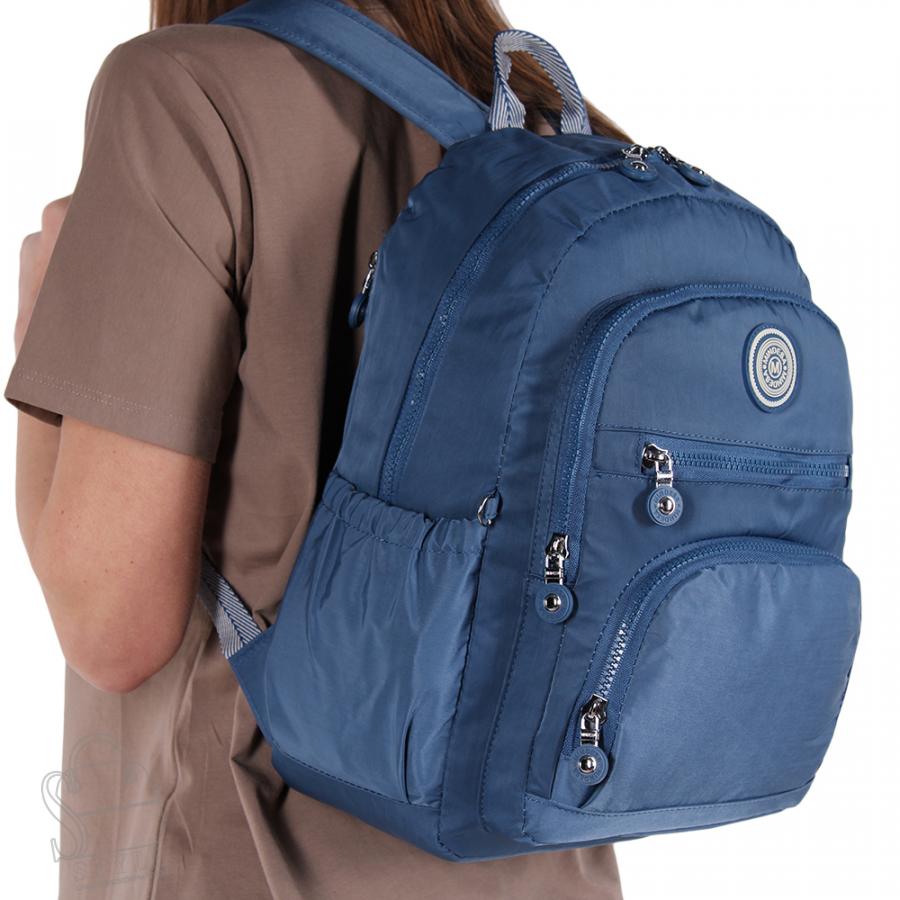 Рюкзак женский текстильный 8700MD blue Mindesa в Нижнем Новгороде