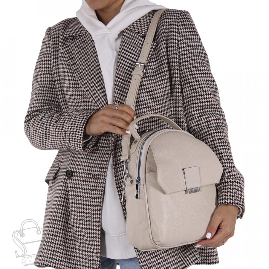 Рюкзак женский 69162 beige Velina Fabbiano-Safenta/30 в Нижнем Новгороде