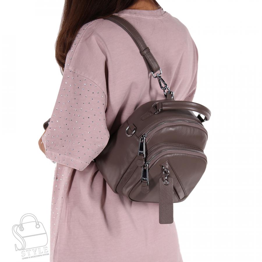 Рюкзак женский кожаный 18135 d.apricot Polina&Eiterou/30  в Нижнем Новгороде