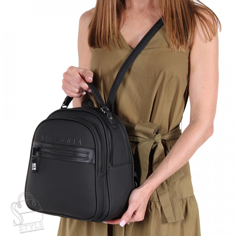 Рюкзак женский 8873CD black Alex&Mia/30