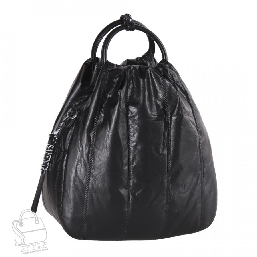 Рюкзак женский 69091-5 black Velina Fabbiano-Safenta в Нижнем Новгороде