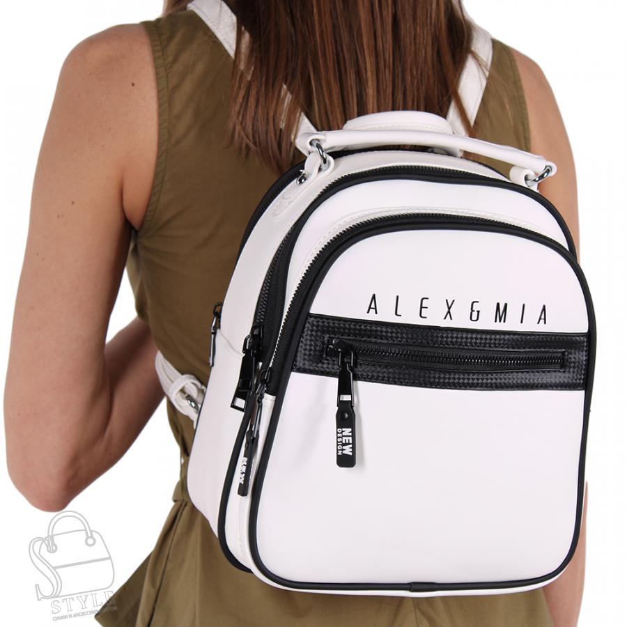 Рюкзак женский 8873CD white Alex&Mia/30  в Нижнем Новгороде