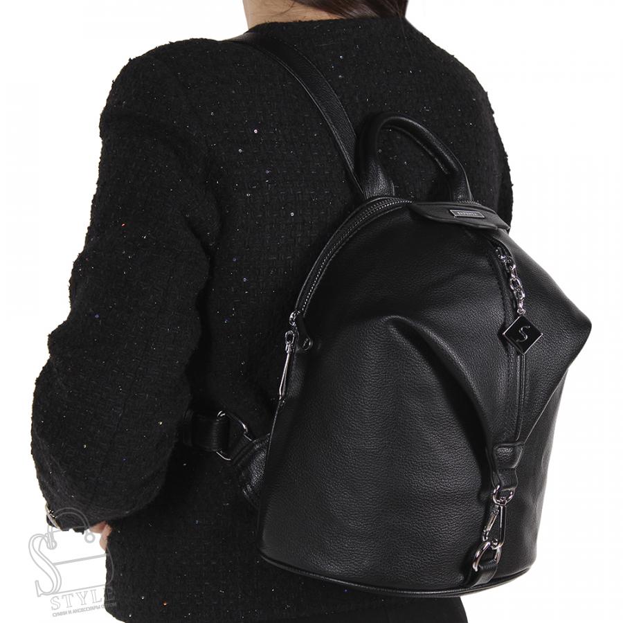 Рюкзак женский 69137-1 black Velina Fabbiano-Safenta/30 в Нижнем Новгороде