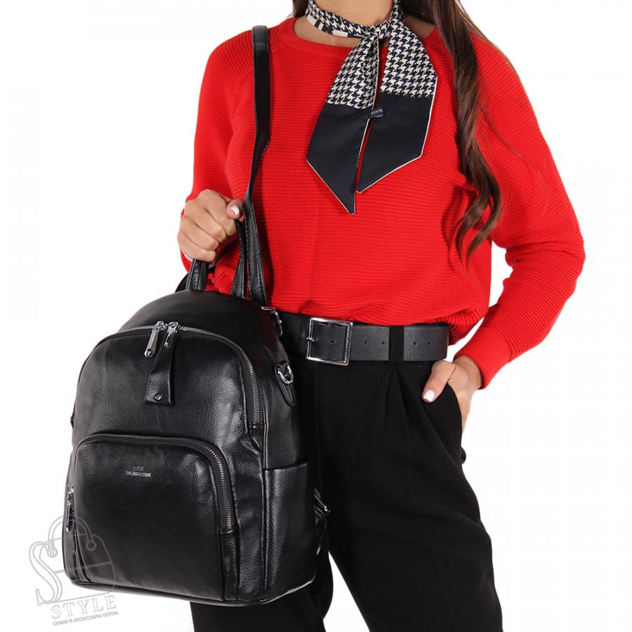 Рюкзак женский 3312-401 black Polina&Eiterou  в Нижнем Новгороде