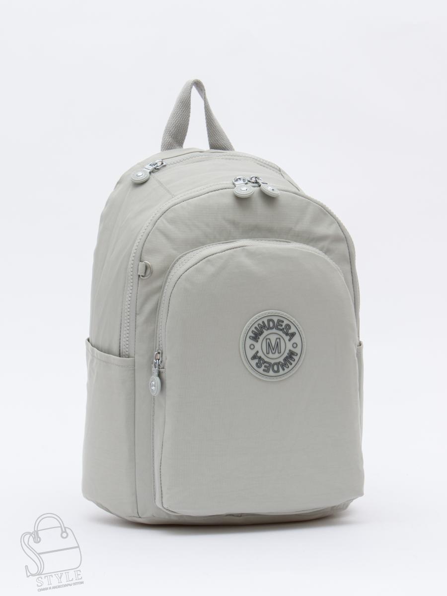 Рюкзак женский текстильный 8746MD l.gray Mindesa  в Нижнем Новгороде