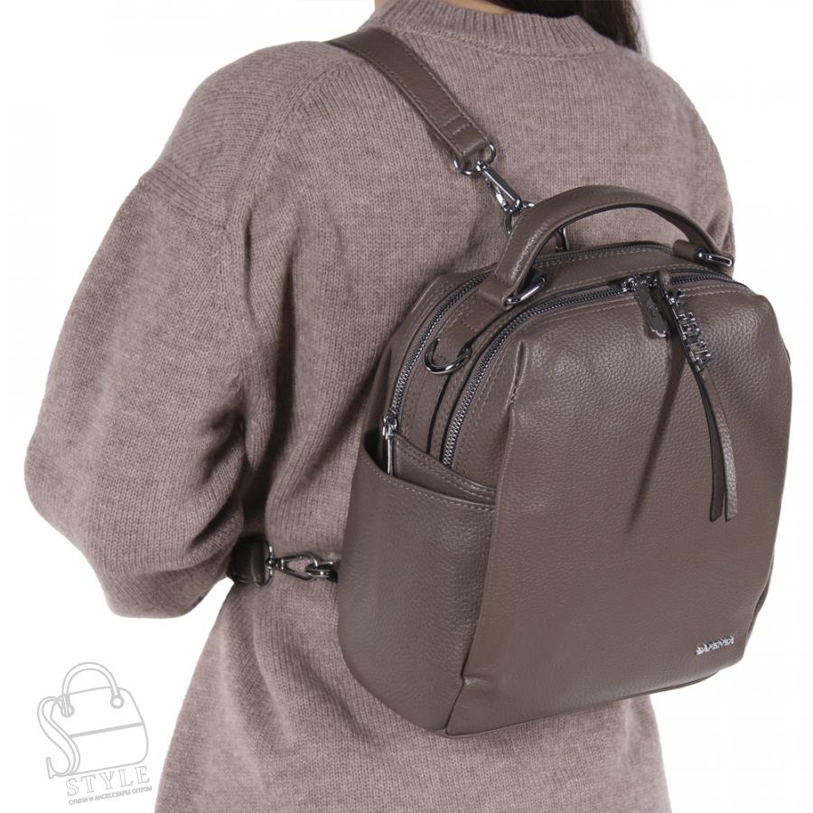 Рюкзак женский 69013-23 khaki Velina Fabbiano - Safenta в Нижнем Новгороде