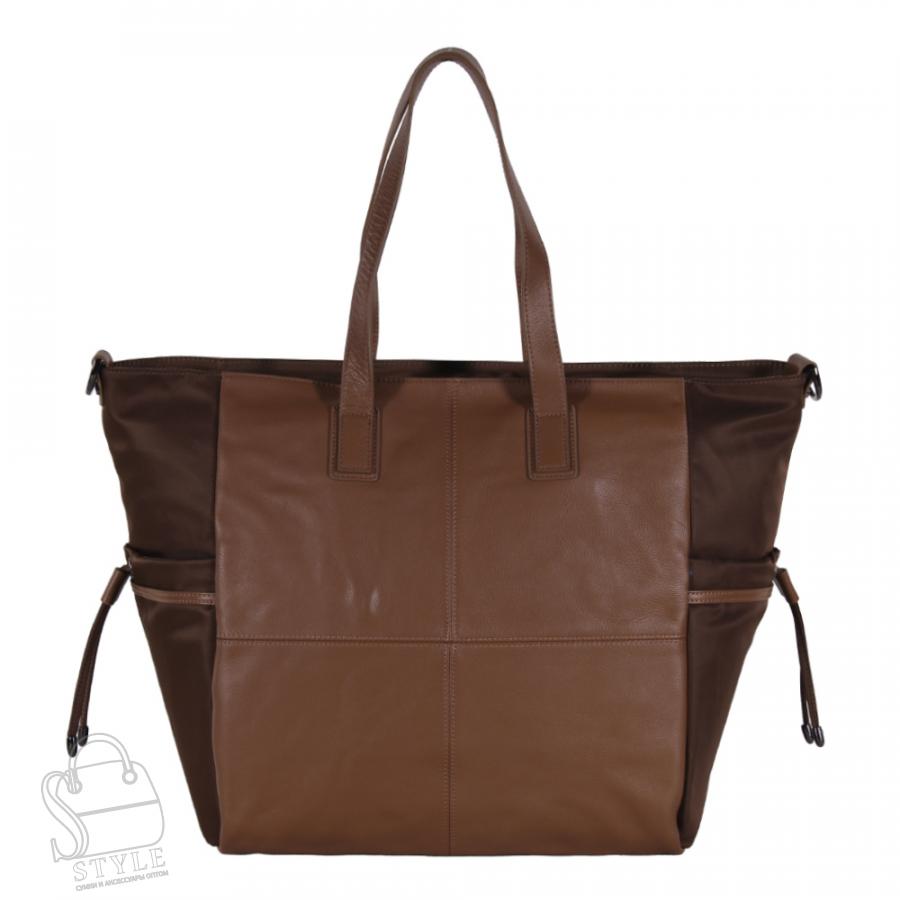 Сумка дорожная кожаная 9010W khaki Polina&Eiterou в Нижнем Новгороде