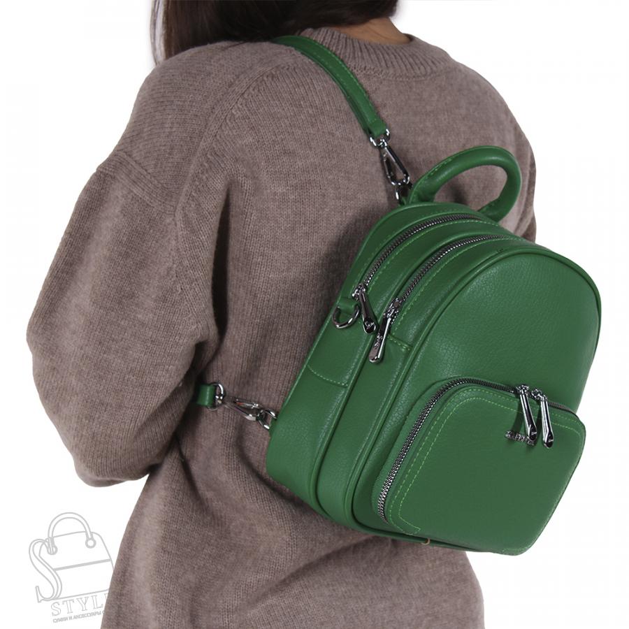 Рюкзак женский 670100 green Velina Fabbiano-Safenta/30 в Нижнем Новгороде