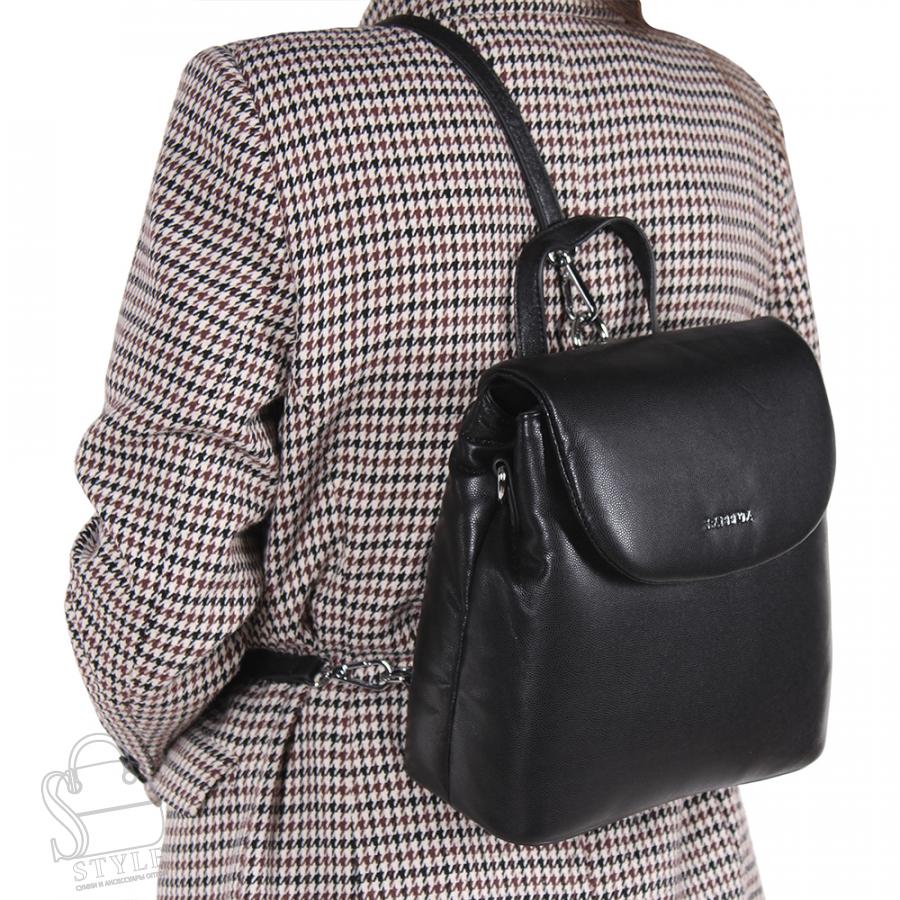 Рюкзак женский 69159 black Velina Fabbiano-Safenta  в Нижнем Новгороде