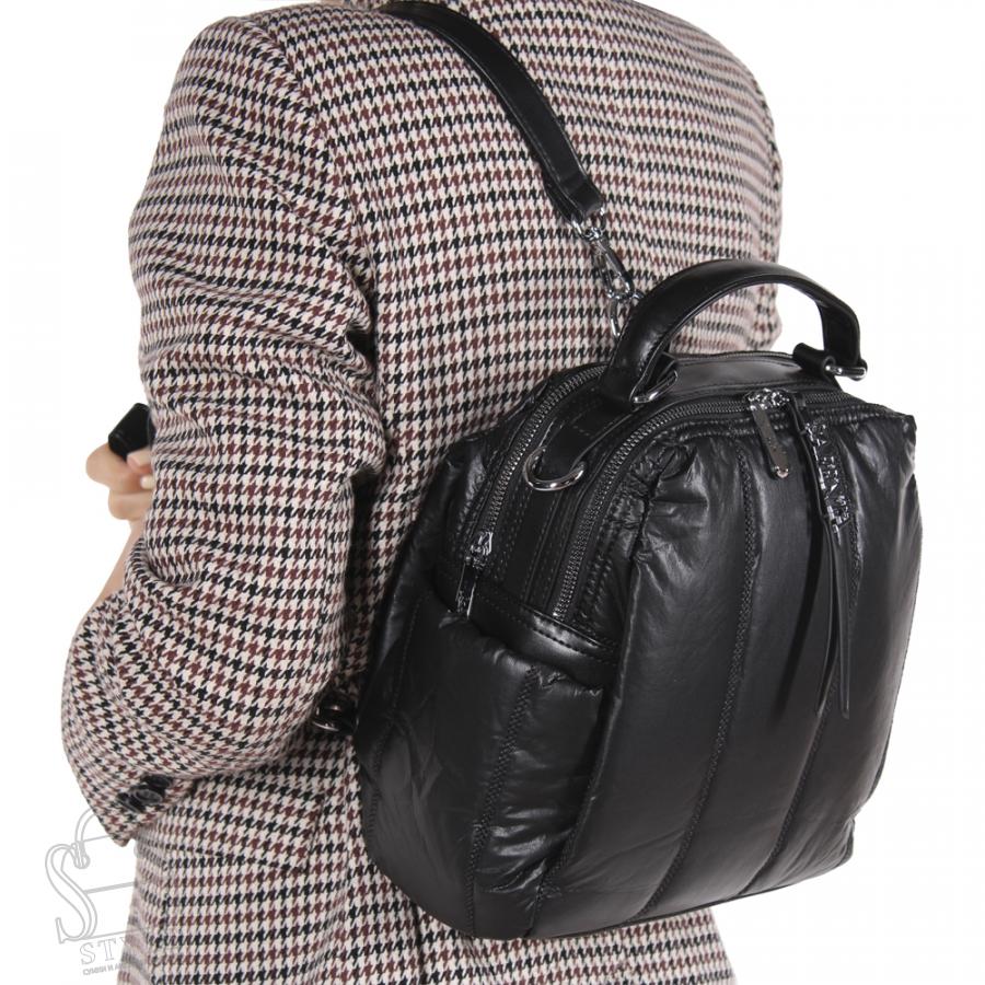 Рюкзак женский 69013-24 black  Velina Fabbiano - Safenta в Нижнем Новгороде