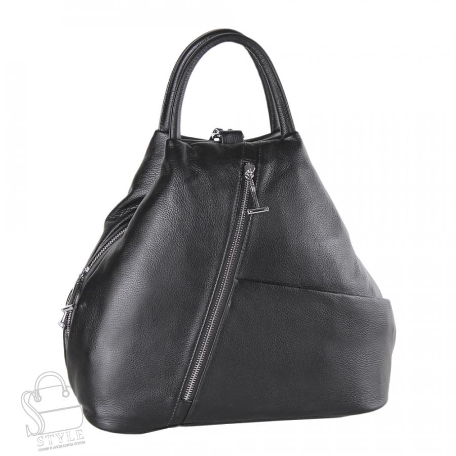 Рюкзак женский кожаный 18092 black Polina&Eiterou в Нижнем Новгороде