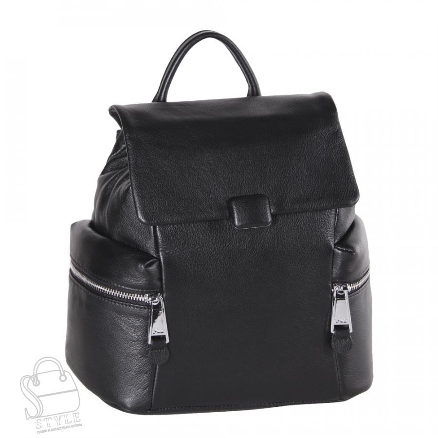 Рюкзак женский кожаный 18368 black Polina&Eiterou в Нижнем Новгороде