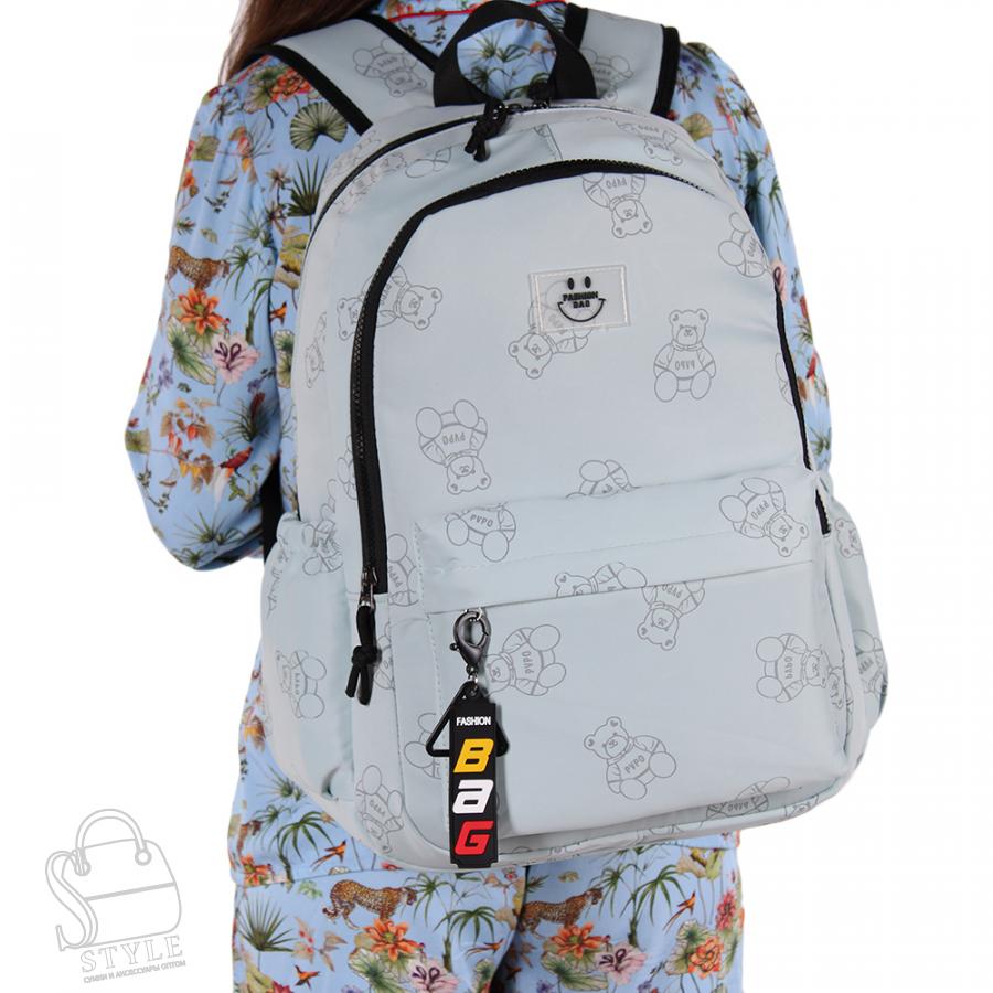 Рюкзак женский текстильный 1276PW l.blue Sikale в Нижнем Новгороде