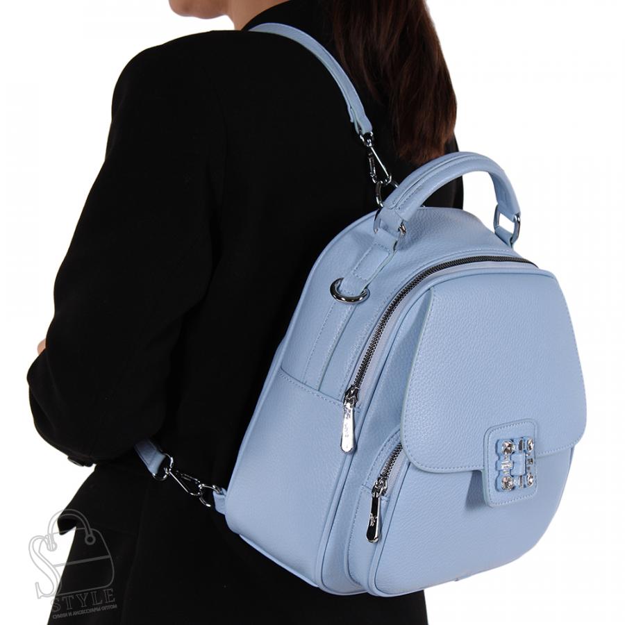 Рюкзак женский 69142 blue Velina Fabbiano-Safenta/30  в Нижнем Новгороде