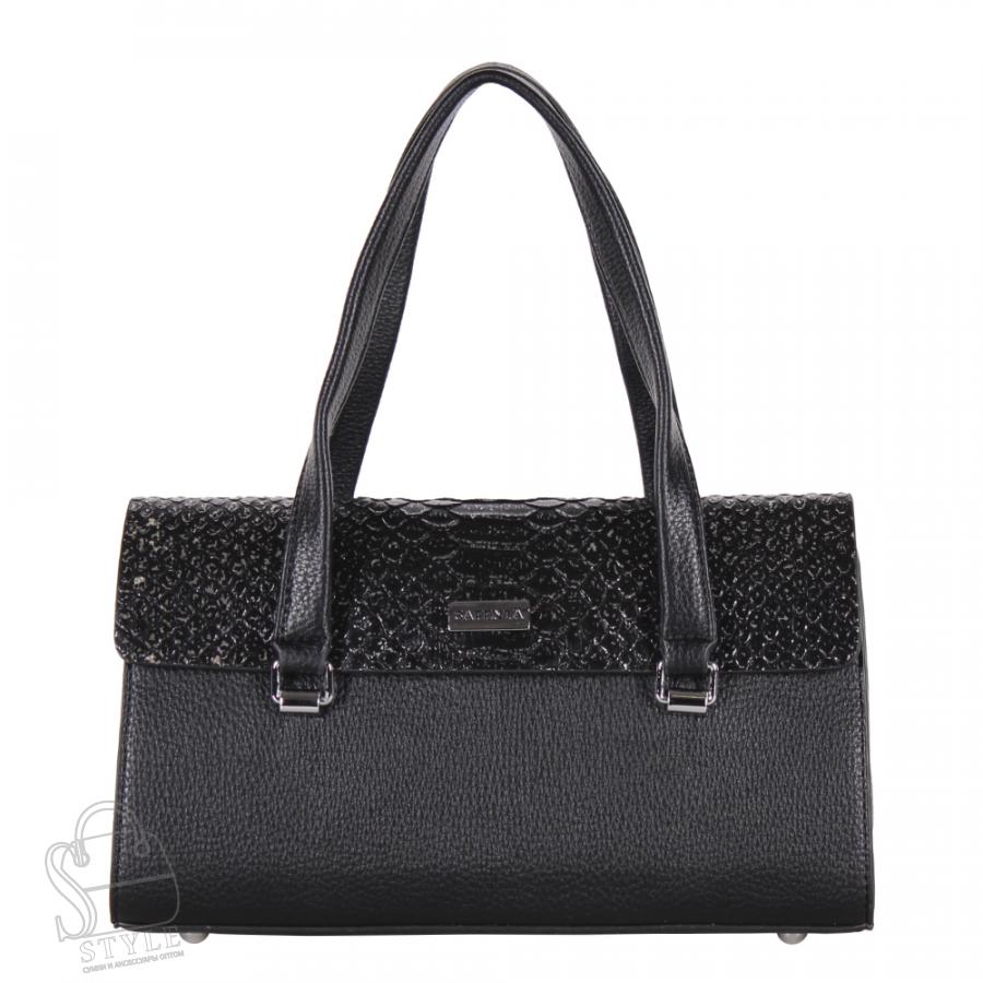 Сумка 593361 black Velina Fabbiana-Safenta