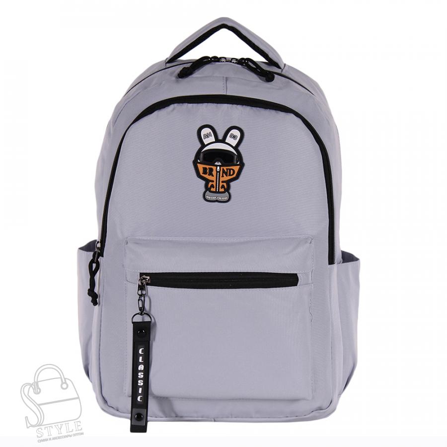 Рюкзак женский текстильный 1866P l.gray Sikale в Нижнем Новгороде