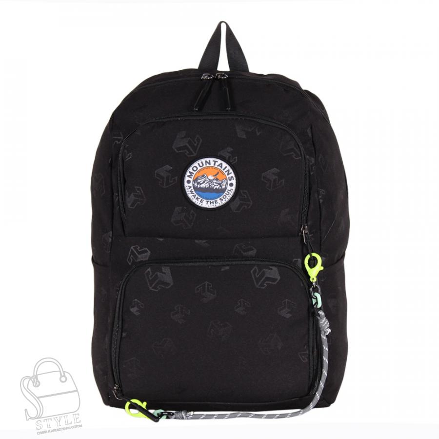 Рюкзак женский текстильный 494PW black Sikale в Нижнем Новгороде