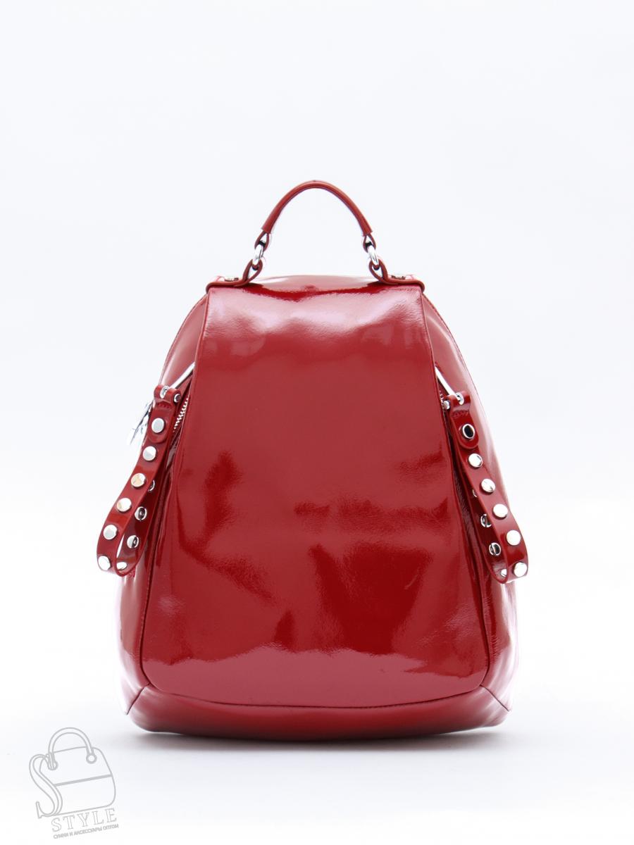 Рюкзак женский кожаный 19001-8 wine red Polina&Eiterou в Нижнем Новгороде