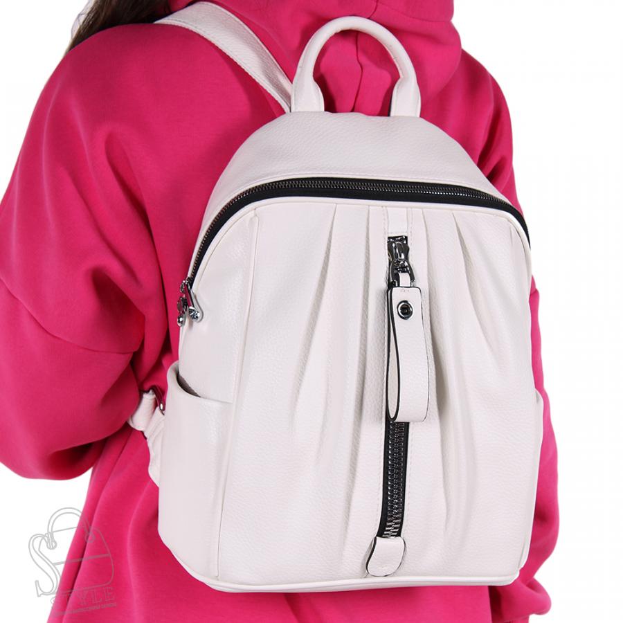 Рюкзак женский 69122-5 white Velina Fabbiano-Safenta/30 в Нижнем Новгороде