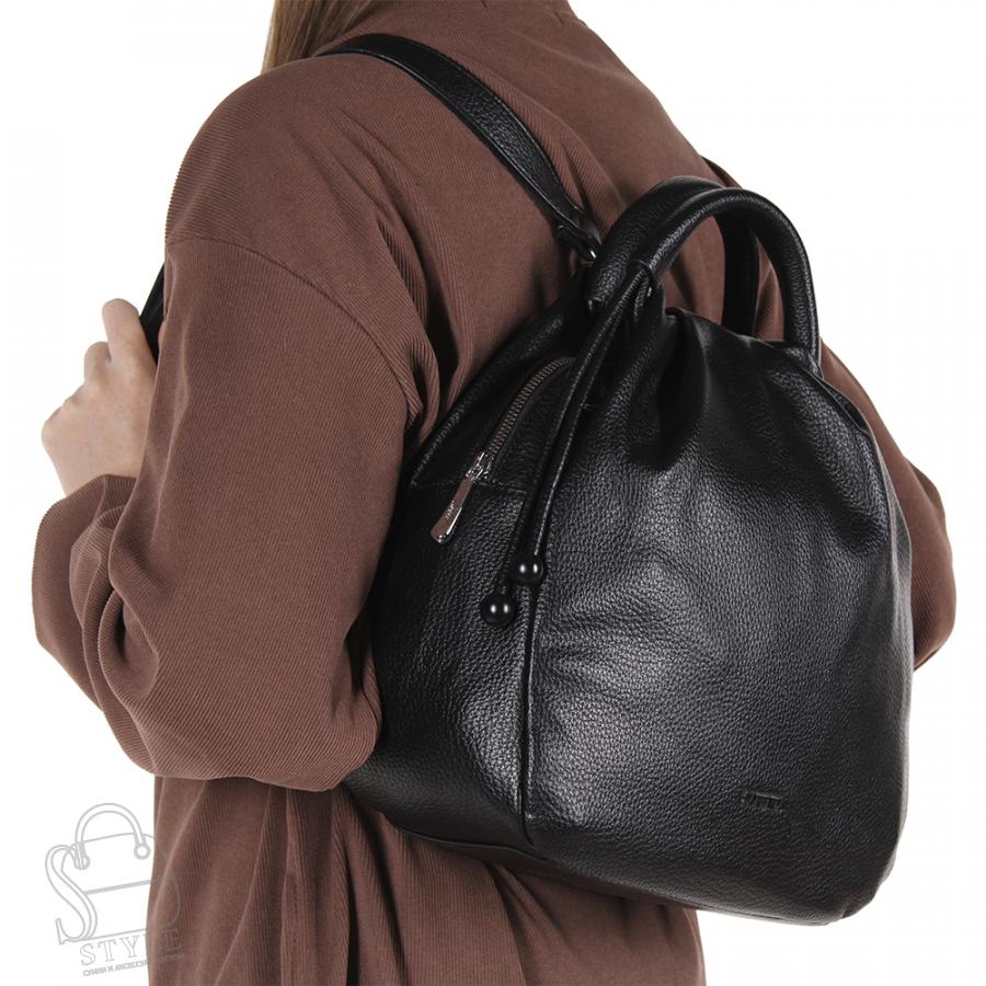 Рюкзак женский 69091-3 black Velina Fabbiano-Safenta/30 в Нижнем Новгороде