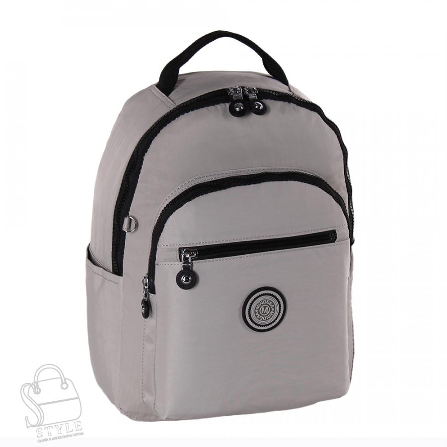 Рюкзак женский текстильный 8663MD l.gray Mindesa в Нижнем Новгороде