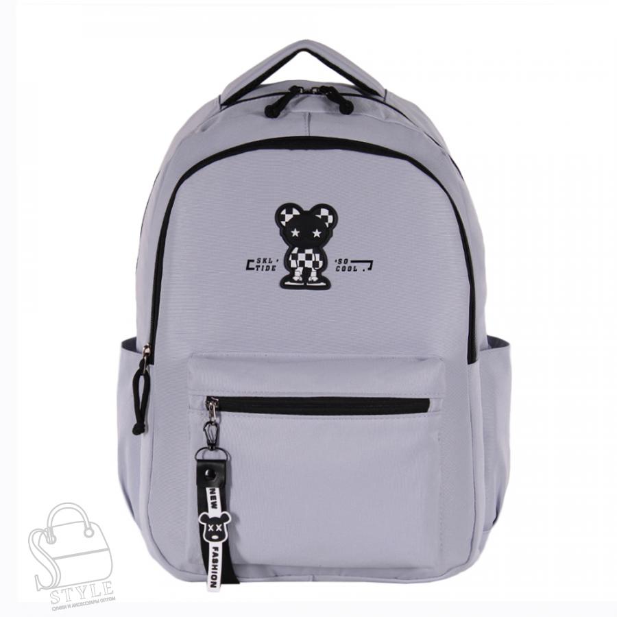 Рюкзак женский текстильный 1867P l.gray Sikaile в Нижнем Новгороде