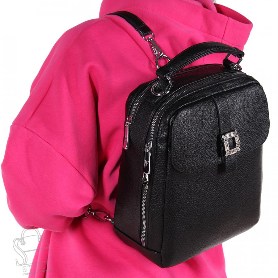 Рюкзак женский 69147 black Velina Fabbiano-Safenta/30 в Нижнем Новгороде