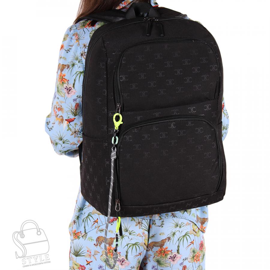 Рюкзак женский текстильный 491PW black Sikale  в Нижнем Новгороде