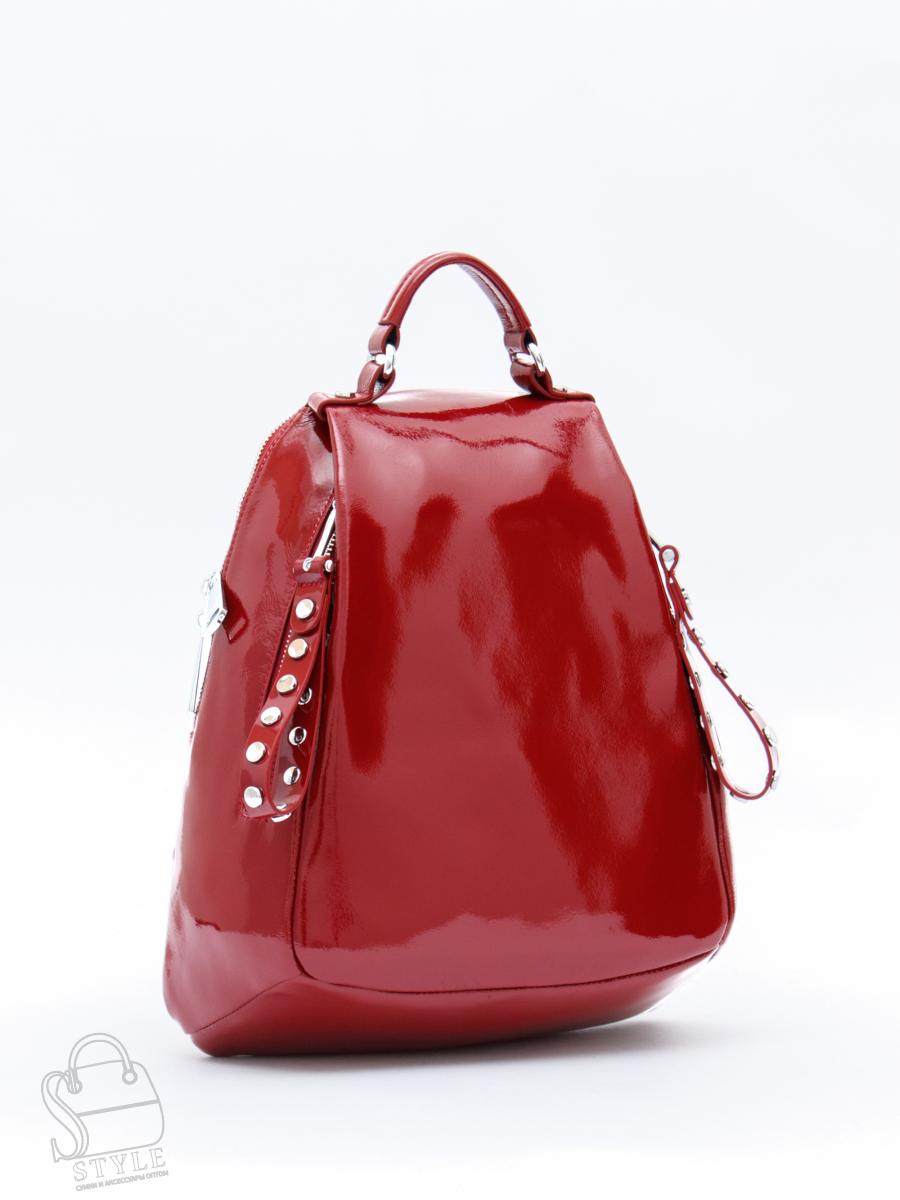 Рюкзак женский кожаный 19001-8 wine red Polina&Eiterou в Нижнем Новгороде