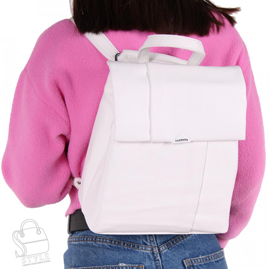 Рюкзак женский 575679 white Velina Fabbiano-Safenta/30 в Нижнем Новгороде