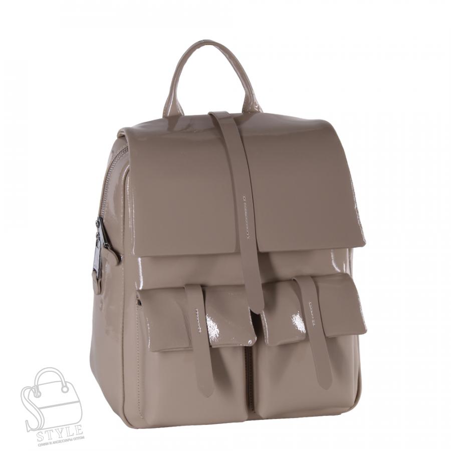 Рюкзак женский кожаный 18297-8 apricot Polina&Eiterou